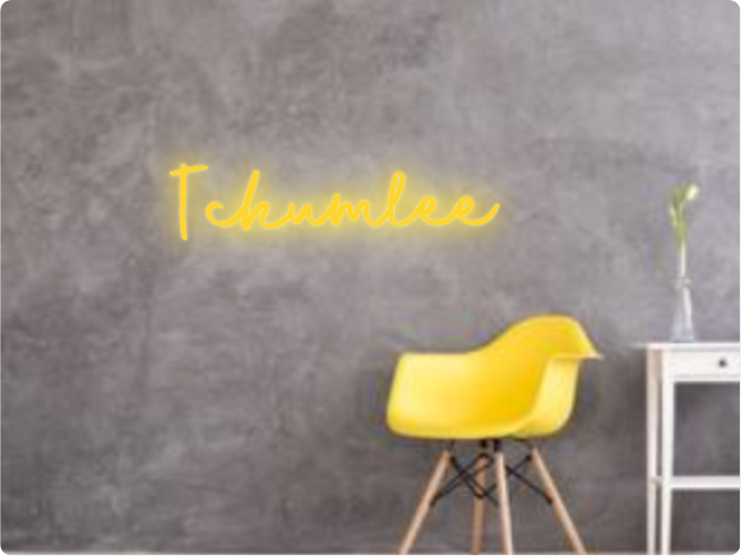 Custom text: Tchumlee